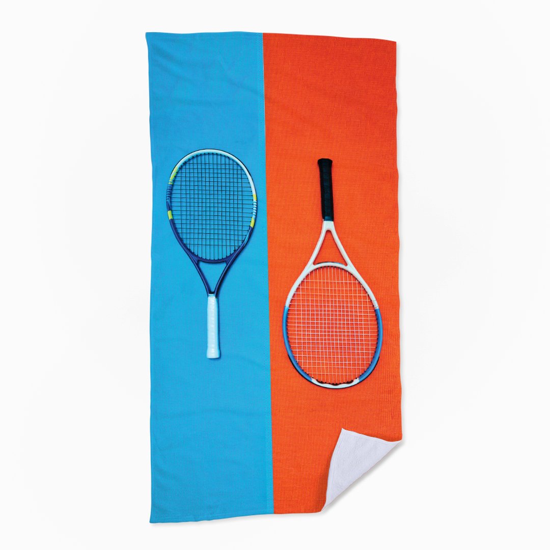 Toalha de Praia Texmil – Dois Lados Raquete Tennis